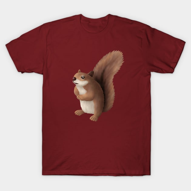 Squirrel T-Shirt by CleanRain3675